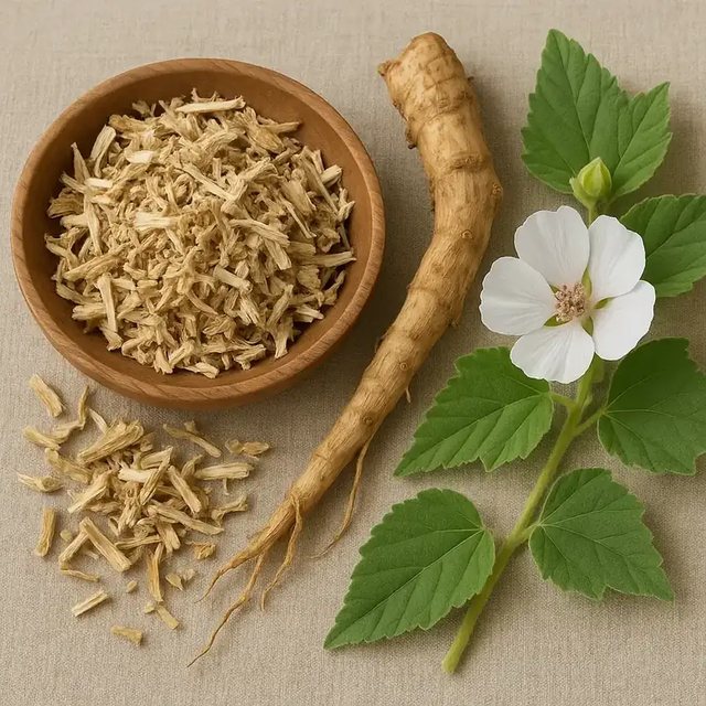Marshmallow Root used in BreathiZen oral spray
