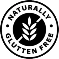 Naturally gluten free seal printed by the seller